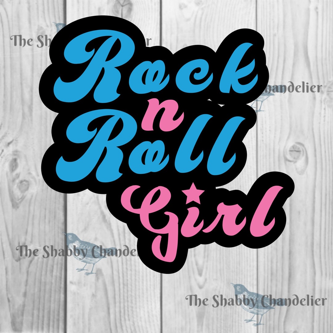Rock N Roll Girl - Etsy