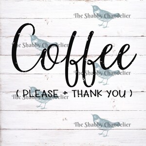 Café Por favor y Gracias. Angustiado