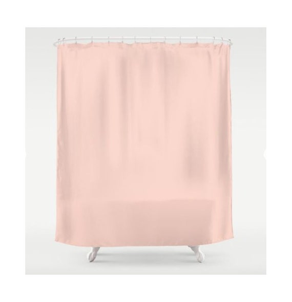 Shower Curtain C Solid Color Curtains Fabric Image 0