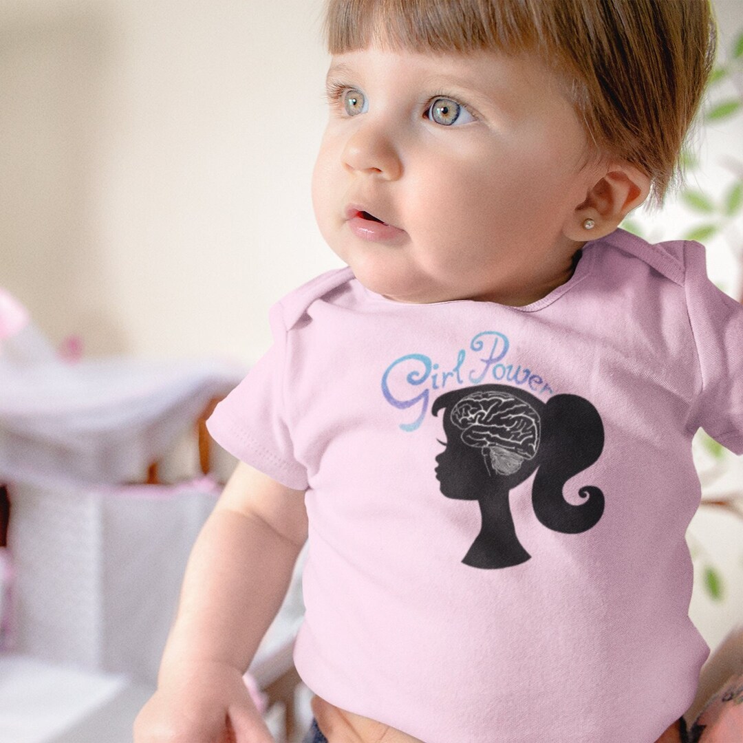 Girl Power Infant Rip Snap Tee Girl Power Romper Girl Etsy