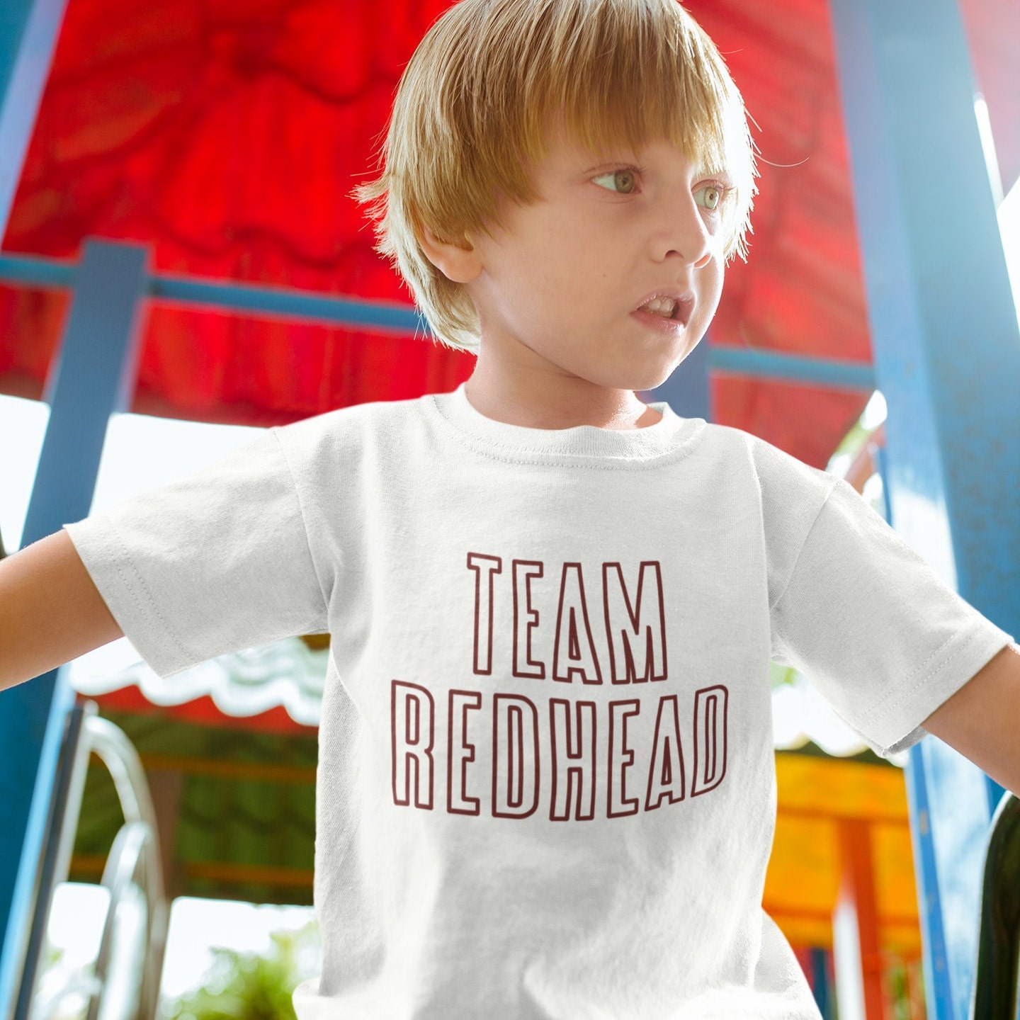 Team Redhead Toddler's Fine Jersey Tee, Redhead Shirt, Tee for Redhead,  Toddler Tee, Redhead Child, Redhead Toddler Shirt, Shirt for Redhead