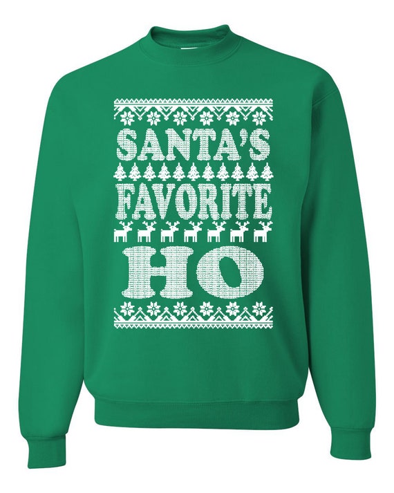 Adulti Natale Babbo Natale Ho HOS Maglione da Uomo Maglione Di Natale In Stile Retrò Top
