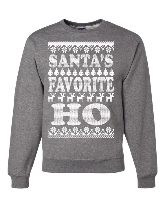 Adulti Natale Babbo Natale Ho HOS Maglione da Uomo Maglione Di Natale In Stile Retrò Top