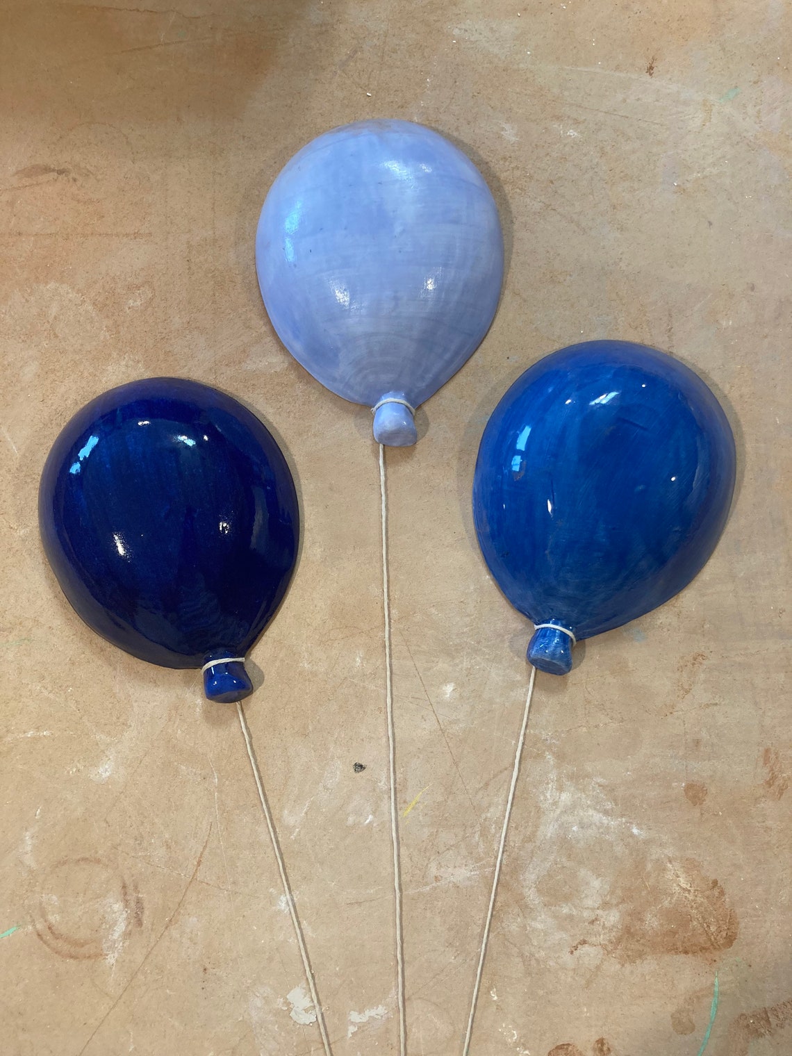 Decoration Wall Decor Ceramic Balloon Hand Made Etsy