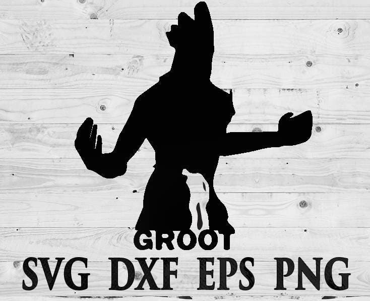 Download Guardians of galaxy Groot SVG Files Silhouettes DXF Files ...