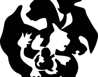 Download Pokemon Svg Files Silhouettes Dxf Files Cutting files Cricut