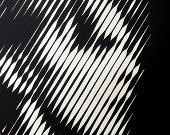 David Bowie Portrait - Thin White Duke - Papercut