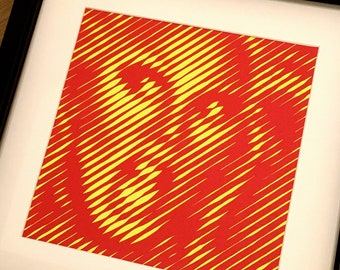 RuPaul Portrait – Hand-cut Paper – Wall Art – RuPaul Picture