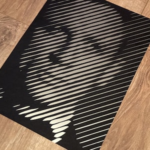 Daniel Craig Portrait – Hand-cut Paper – Wall Art –James Bond 007 Picture
