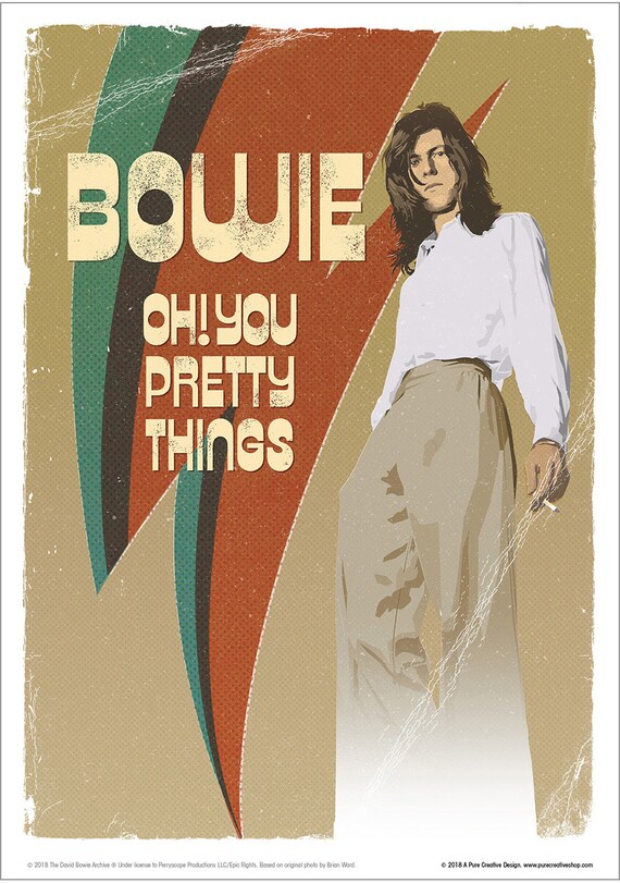 Buy David Bowie Print Set, Art Print, Poster, Artwork Buy David Bowie Print Set, Art Print, Poster, Artwork