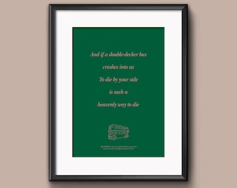 The Smiths, Morrissey, Lyrics, Art Print, Poster, Artwork, Graphics, Graphic Art, Design, Pop Art, Giclée, A2, A3, A4, A5, Greetings Card