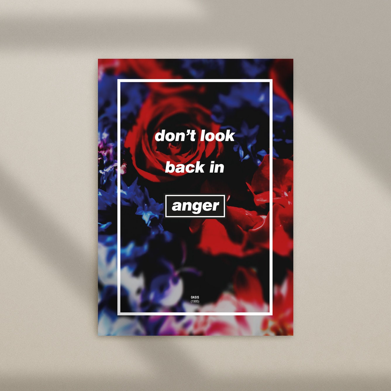 オアシス、ドント・ルック・バック・イン・アンガー、歌詞、アート