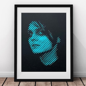 Gerard Way Portrait – Hand-cut Paper – Wall Art – Gerard Way Picture