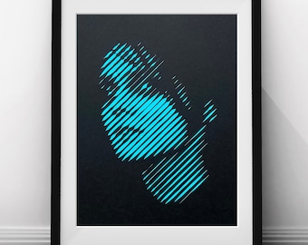 Gerard Way Portrait – Hand-cut Paper – Wall Art – Gerard Way Picture
