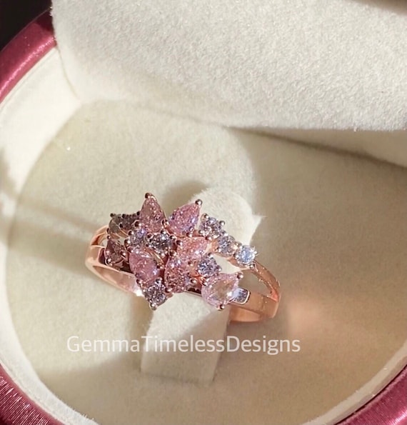 Unique pink shop diamond
