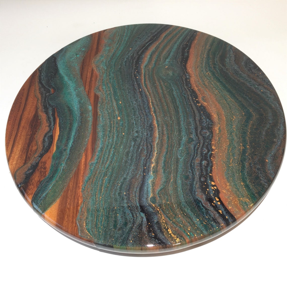 Lazy Susans Southwest Colors Decorative epoxy turntable for Etsy