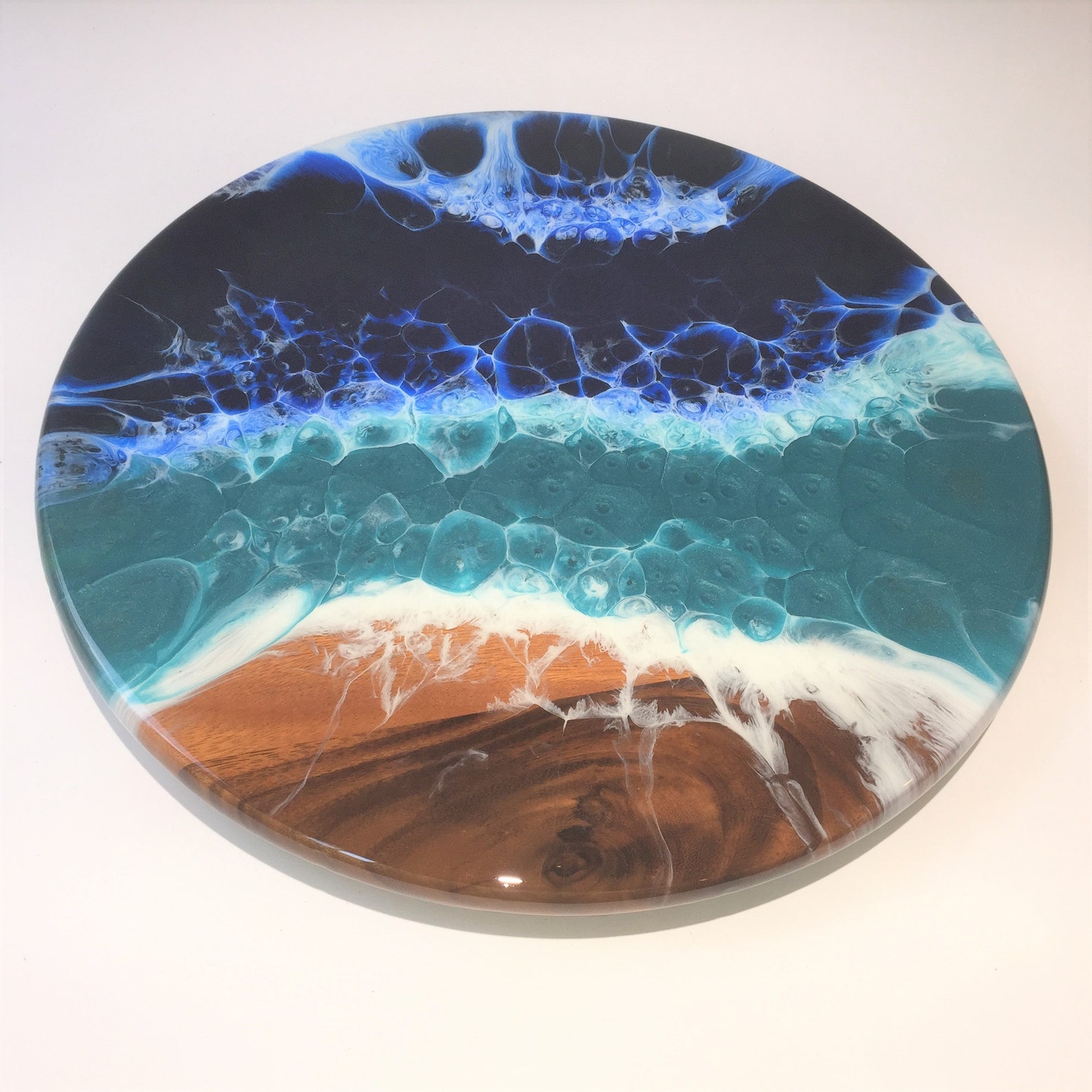 Lazy Susans Ocean Series Decorative epoxy turntable for Etsy