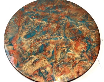 Lazy Susans - Nebula Patterns, Decorative epoxy turntable for dining table, charcuterie board centerpiece, Wedding / housewarming gift