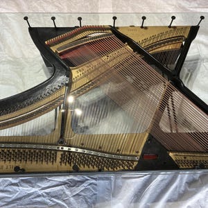 CURRENTLY SOLD OUT Piano Harp Coffee Table, Modern Decor Table (currently sold out)