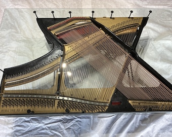 CURRENTLY SOLD OUT Piano Harp Coffee Table, Modern Decor Table (currently sold out)