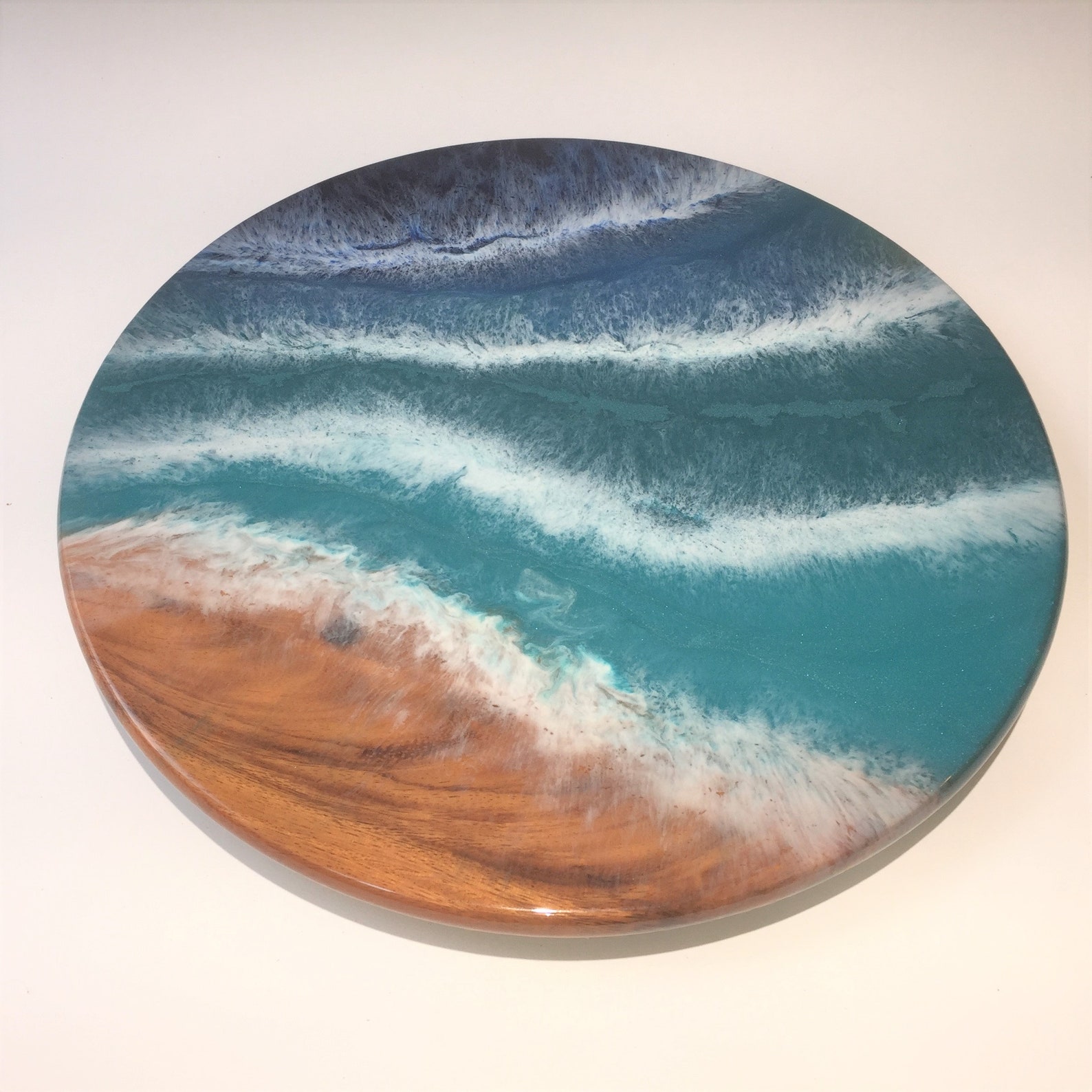 Lazy Susans Ocean Series Decorative epoxy turntable for Etsy