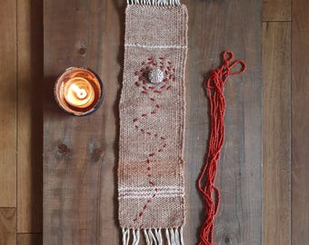 Gobelin ołtarzowy „Śladami naszych przodków”. Tkany ręcznie.