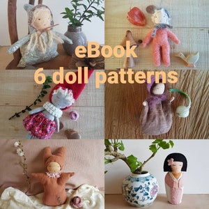 PureHomeCraft eBook with six doll patterns. Inspired by Waldorf and Folklore.
