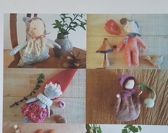 eBook 6 doll patterns, inspired by Waldorf and Folklore