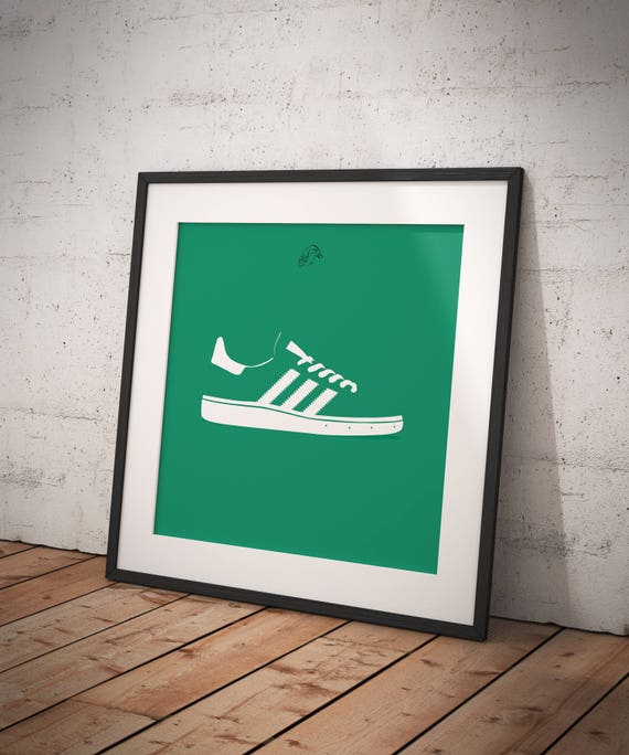 Buy Adidas Spezial Inspired Retro Poster Print Trainer Sneaker Online in  India - Etsy
