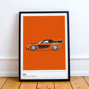 Autos Des Schnellen Und Wutenden Posters Etsy