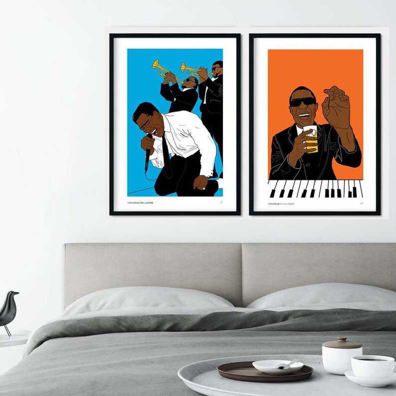 Soul Pack Otis Redding Stevie Wonder Poster Print Pop Art Bedroom Bathroom Home Decor Wall Art Digital Prints Prints Wearefunnel Com