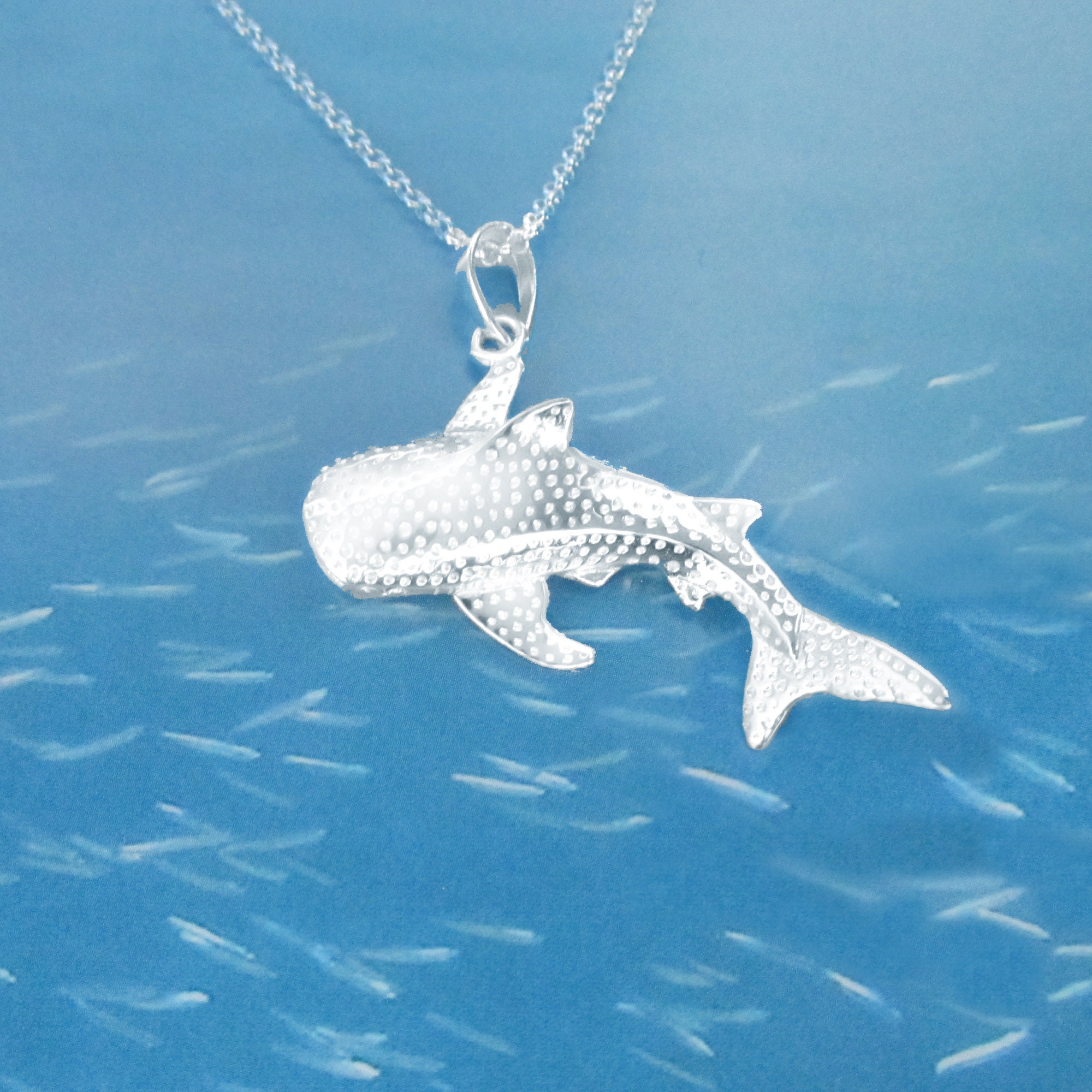 Charm Necklace With Sharks – Lenora Dame