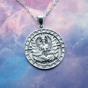 Valkyrie Necklace, .925 Sterling Silver, Female Warriors, Viking/Norse Mythology, Odin&#39;s Warriors