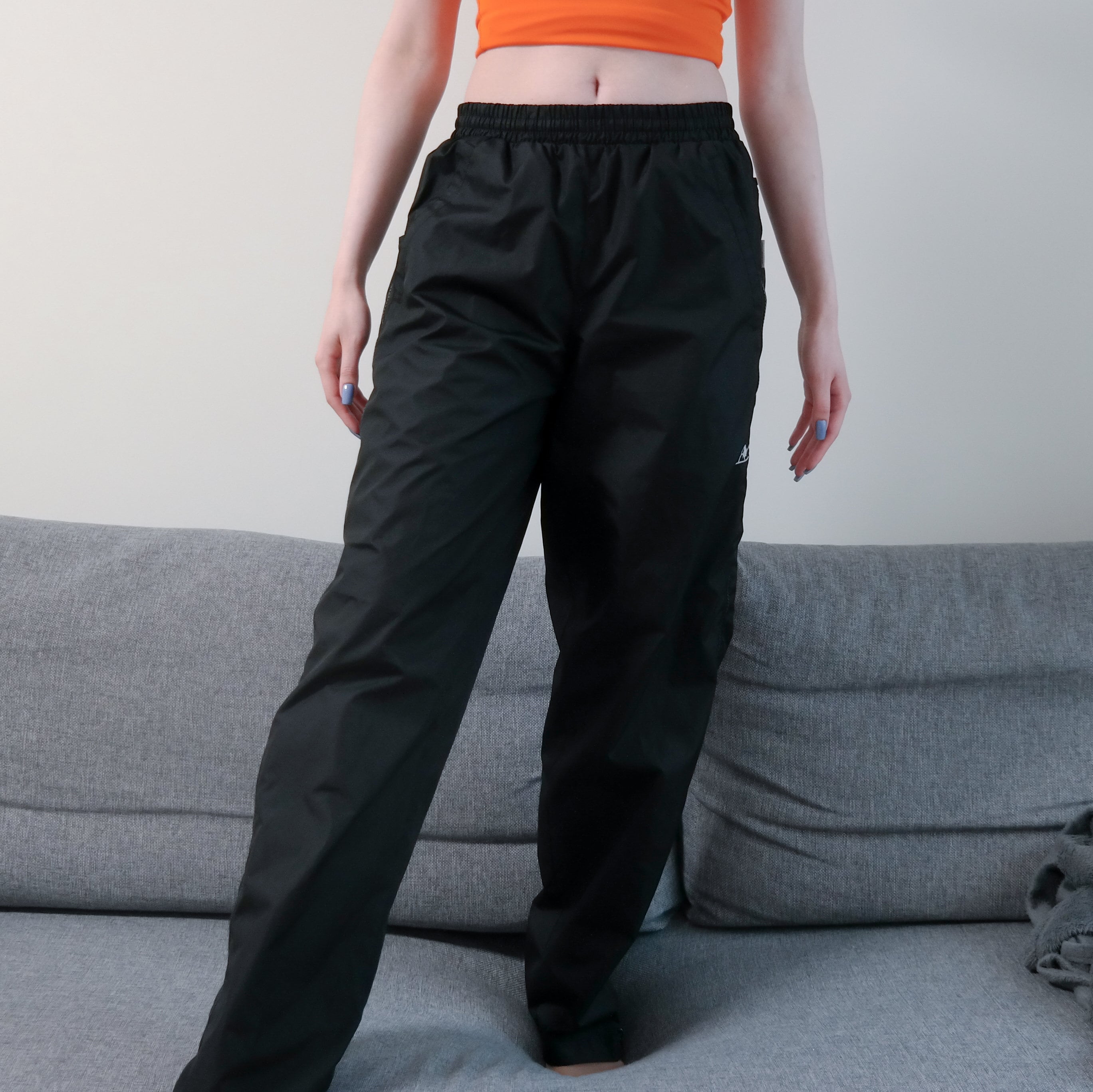 パンツ 00s archive ski pants tech y2k Y2K Black Ski Pants, Vintage Snowboard Trousers, Zippers and