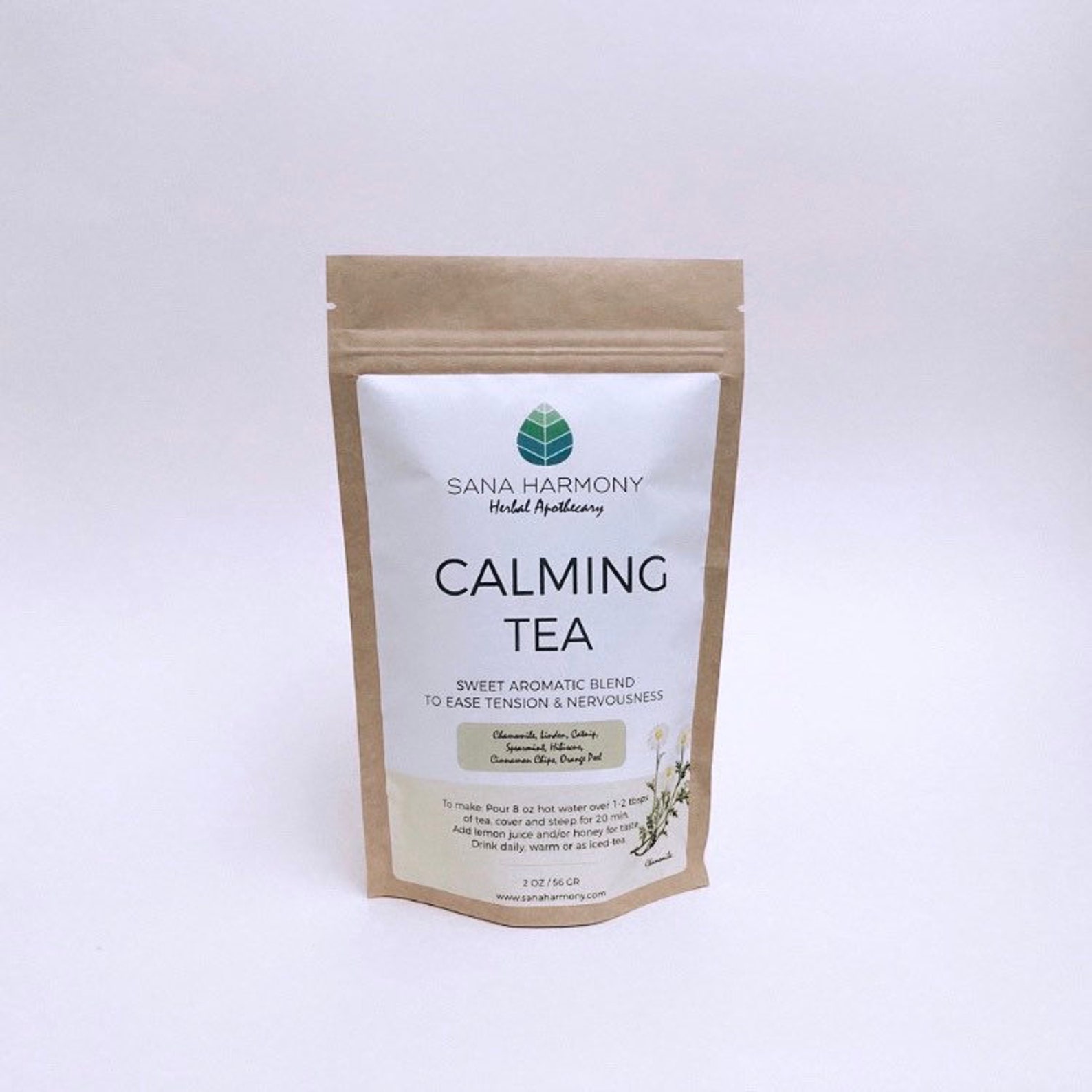 Organic Calming Herbal Tea Blend Organic Loose Leaf Tea for Etsy New