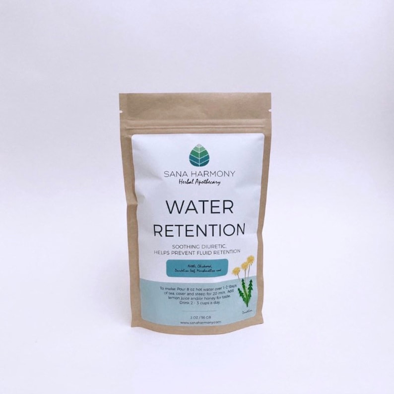Water Retention Tea Pregnancy Tea Edema Organic Herbal Tea Etsy