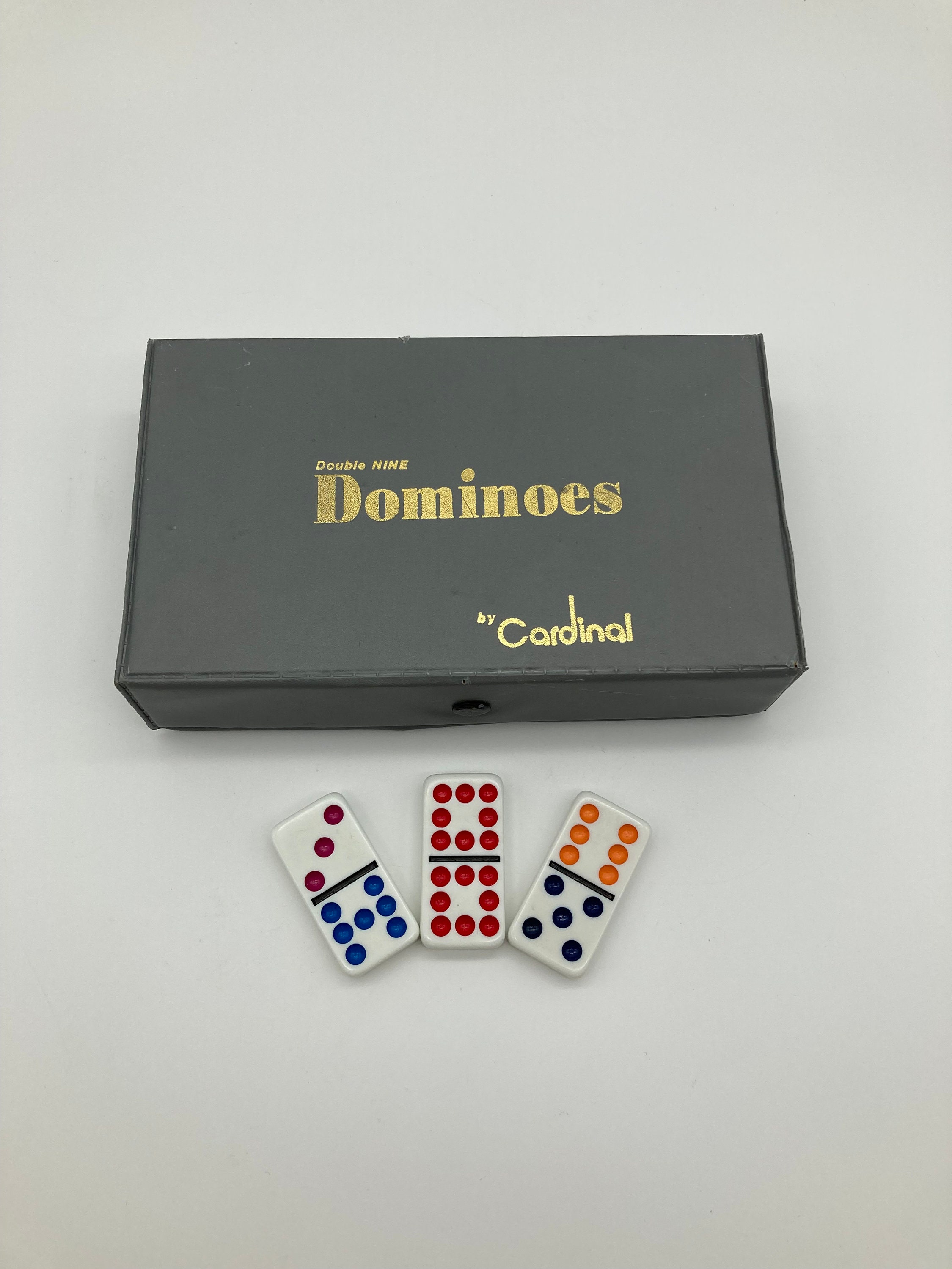 LOUIS VUITTON Travel Domino Set 28 pc. Clear White Monogram case Unused  with box