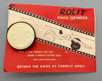 ROLIT Knife Grinder Vintage Knife Blade Sharpener