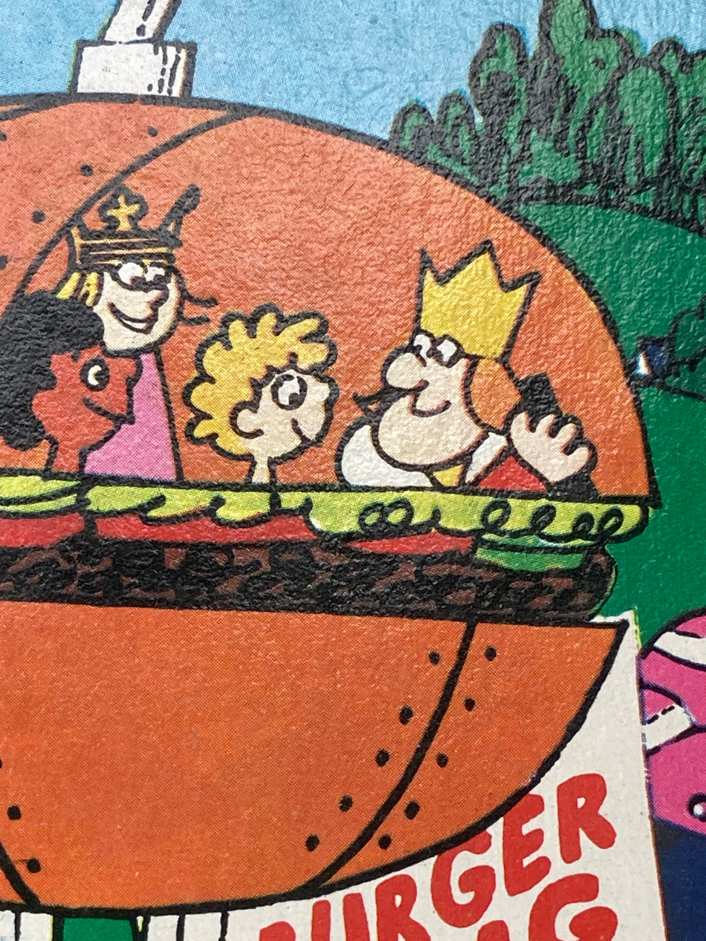 Vintage Burger King Puzzle 1973 BK Jigsaw Puzzle Kids Meal Toy Etsy