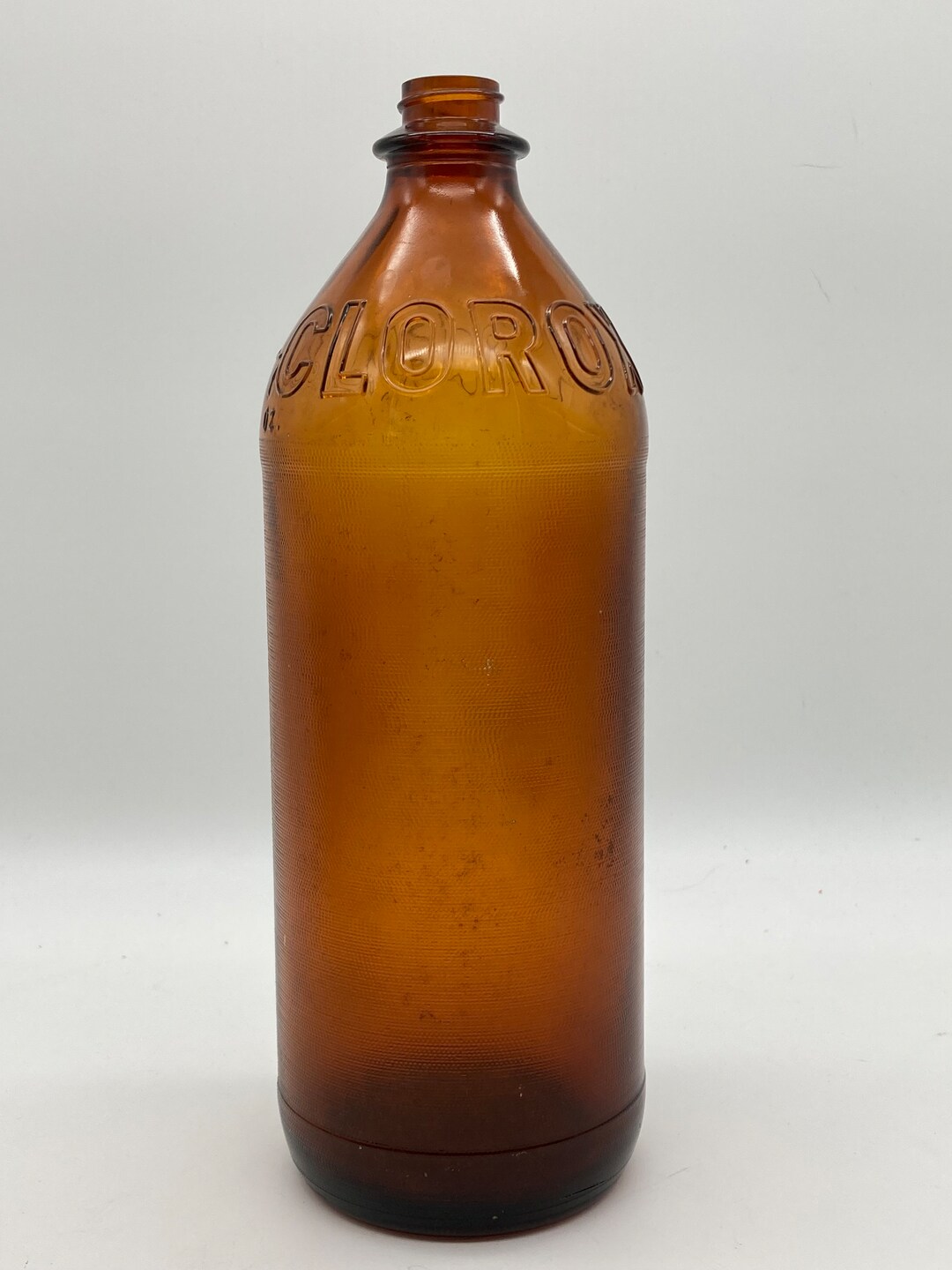 Vintage Clorox Bottle Glass Bleach Bottle Large Glass Brown Etsy