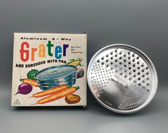Vintage Grater with Box Aluminum Grater and Shredder with Pan Hong Kong