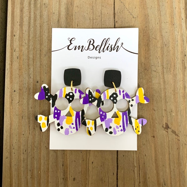 ECU Pirate Earrings