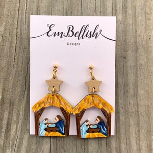 Nativity earrings