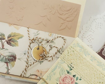Paper Collection,  Faith Journaling Cards,  Embossed Paper,  Stationery,  Junk Journaling Supplies