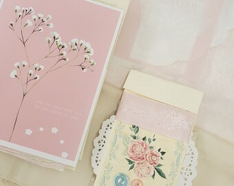 Paper Collection, Faith Journaling Cards, Embossed Paper,  Stationery