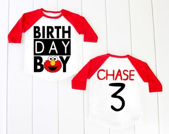 Elmo Birthday Shirt Etsy