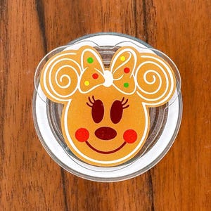 Soporte magnético para teléfono y lector electrónico con diseño de niña de jengibre