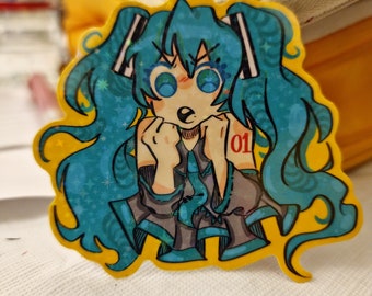 Hatsune Miku Holographic Sticker