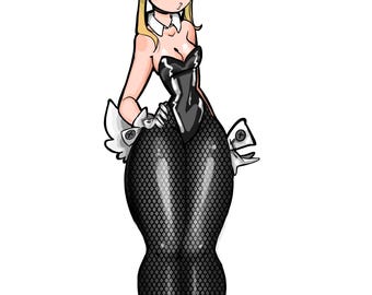 soul eater bunny maka albarn holographic sticker