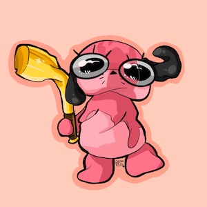 holografische sticker paranoia-agent Maromi